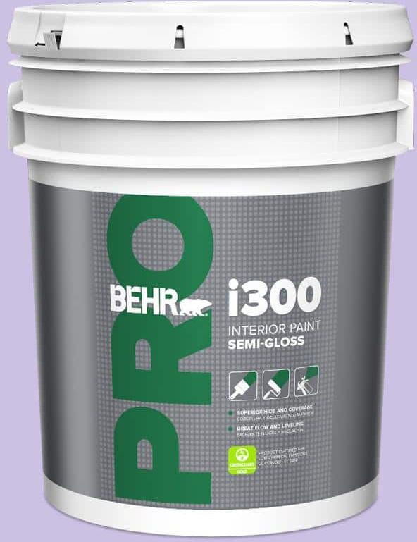 BEHR PRO 5 gal. #P560-3 Party Hat Semi-Gloss Interior Paint