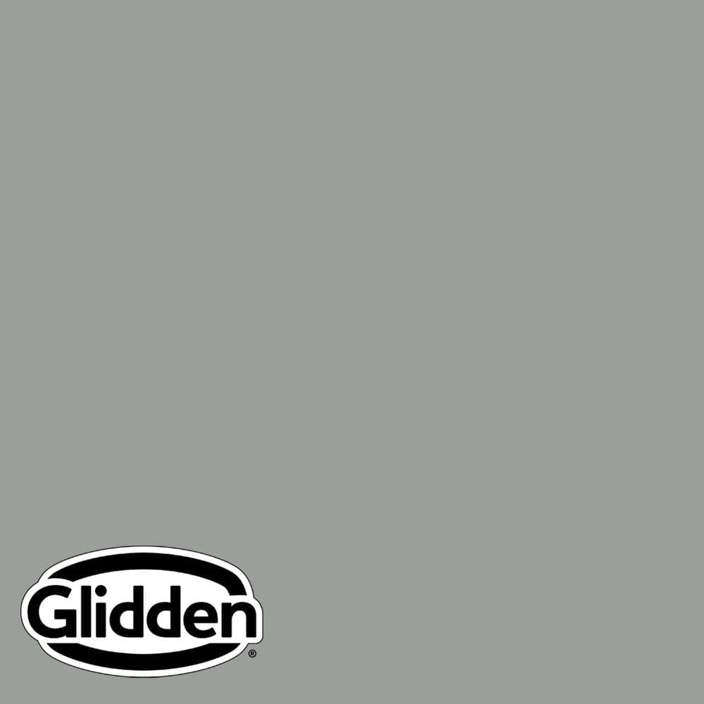 Glidden Premium 5 gal. PPG0994-5 Steel Curtain Semi-Gloss Exterior Latex Paint
