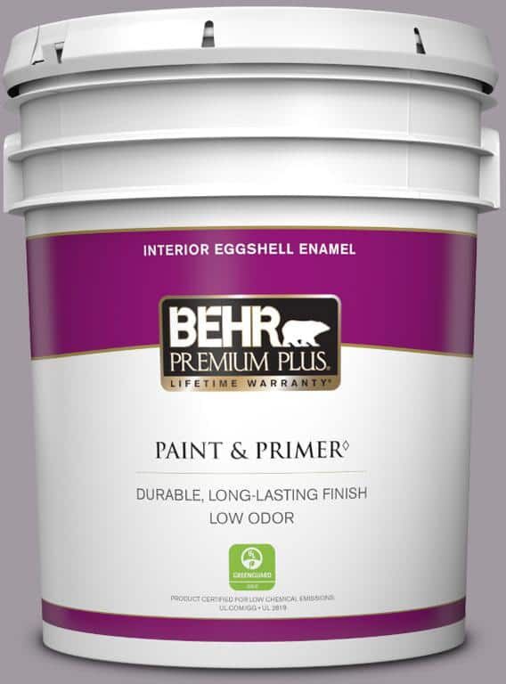 BEHR PREMIUM PLUS 5 gal. #N570-3 Art Nouveau Glass Eggshell Enamel Low Odor Interior Paint & Primer