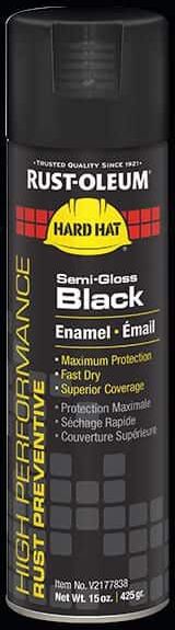 Rust-Oleum 15 oz. Rust Preventative Semi Black Spray Paint (Case of 6)