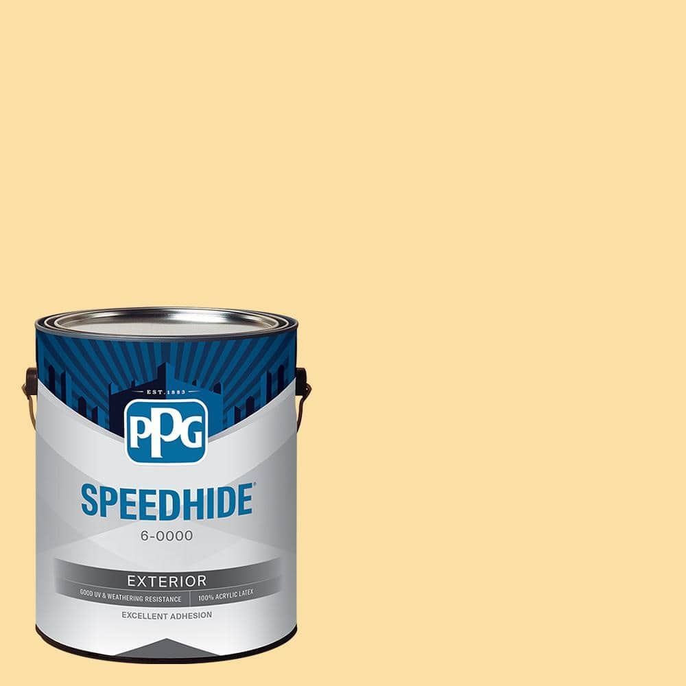 SPEEDHIDE 1 gal. PPG1205-4 Honey Bee Semi-Gloss Exterior Paint