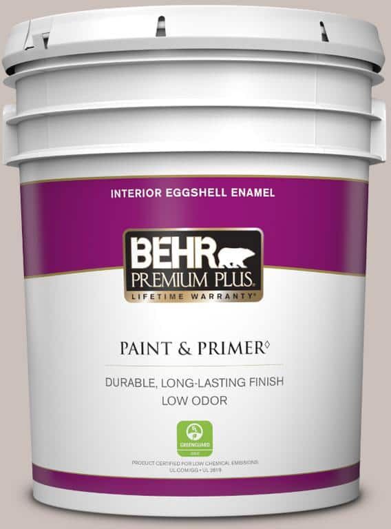 BEHR PREMIUM PLUS 5 gal. #780A-3 Down Home Eggshell Enamel Low Odor Interior Paint & Primer