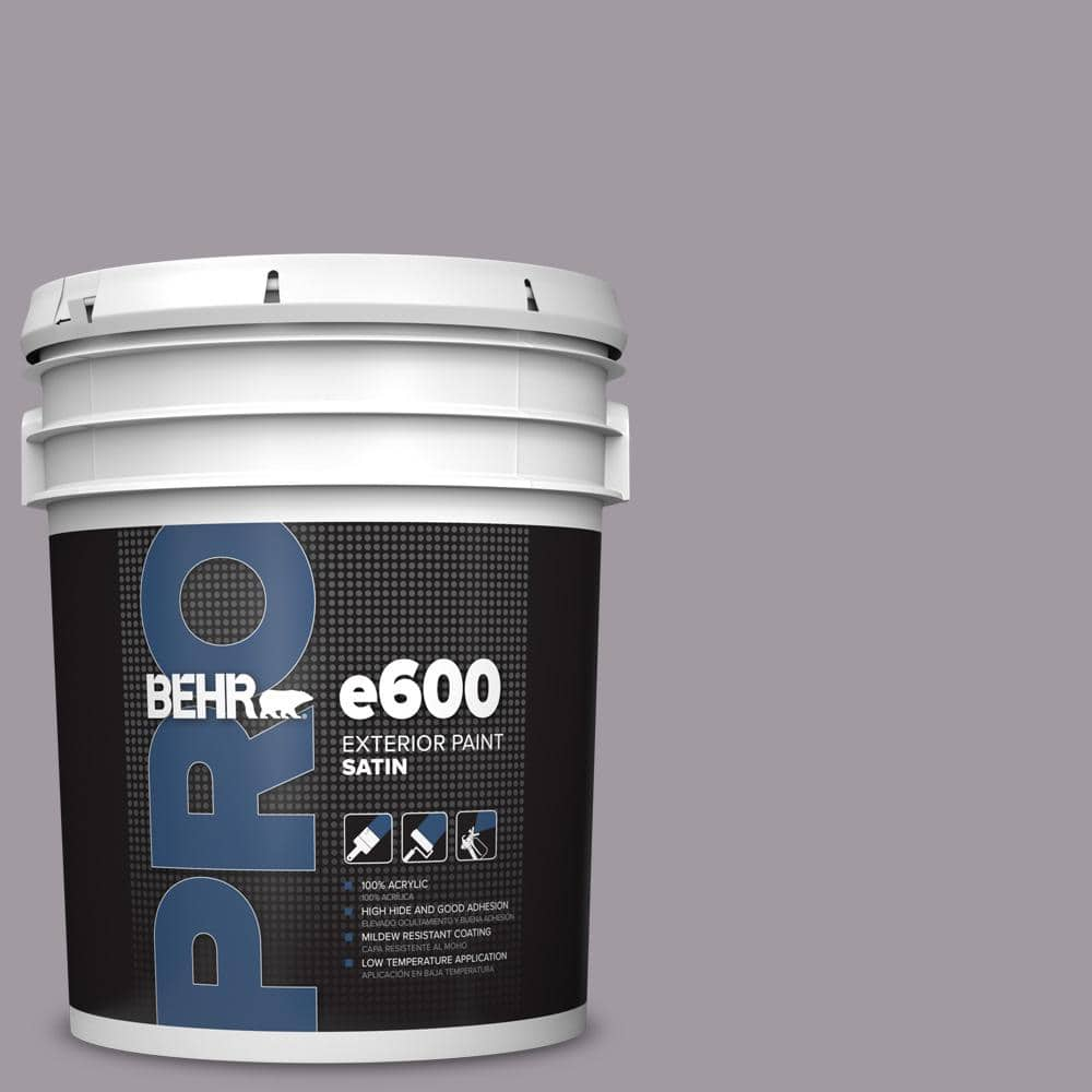 BEHR PRO 5 gal. #N570-3 Art Nouveau Glass Satin Exterior Paint