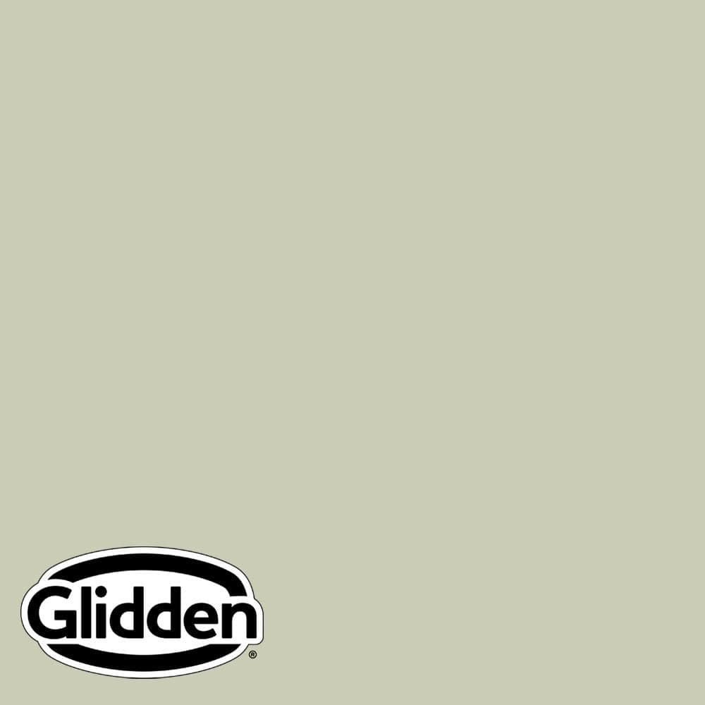 Glidden Premium 1 gal. PPG1123-4 Only Olive Flat/Matte Interior Paint