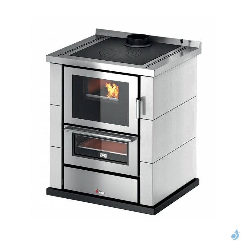 Cadel Cuisinière à bois CADEL Kook 67 4.0 avec ventilation Puissance 6.2kW A+