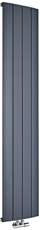 Hudson Reed - Radiateur Design Vertical Aluminium – Anthracite – 180 x