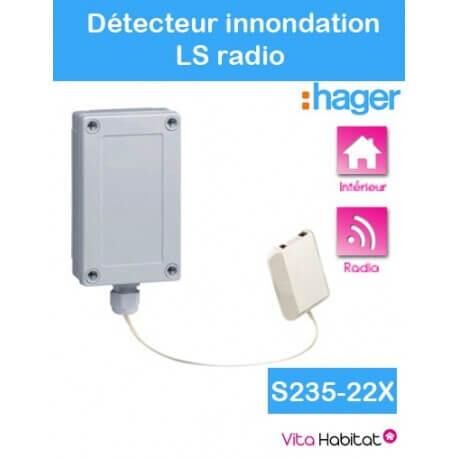 HAGER Détecteur d'inondation - Logisty Hager - S235-22X