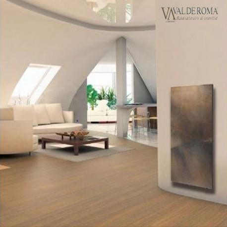 VALDEROMA Radiateur à inertie TACTILO Vertical Terre Lunaire 1000W - Valderoma TL10VEA