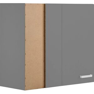 OPTIFIT Eckhängeschrank »Parma«, Breite 85 x 45 cm basaltgrau Größe