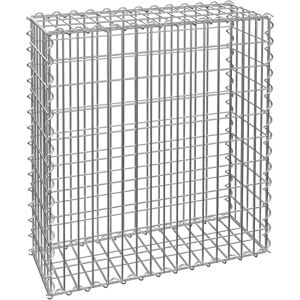 tectake Gabione Steinkorb mit Maschenweite 5x10cm - 100 x 30 x 80 cm