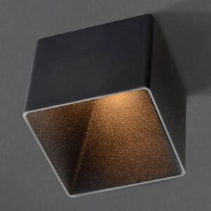 The Light Group GF design Blocky Einbaulampe IP54 schwarz 3.000 K