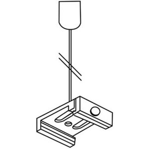 Global Abhängeset für 3-Phasen-Schiene Noa, 300cm grau