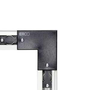 ERCO 3-Phasen-Eckverbinder Schutzl. außen, schwarz