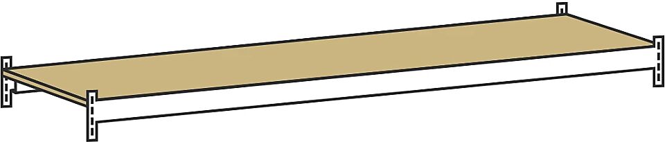 SCHULTE Zusatzebene mit Spanplatte Spannweite 2250 mm Tiefe 600 mm