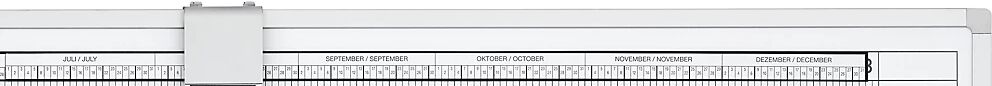 magnetoplan Kopfleiste, 5-Tage-Woche für 2023 2. Halbjahr, ohne U-Profil