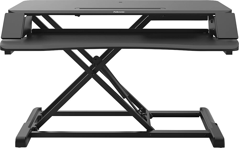 Fellowes Corsivo™ Sitz-Steh-Workstation HxBxT 110 x 800 x 615 mm schwarz