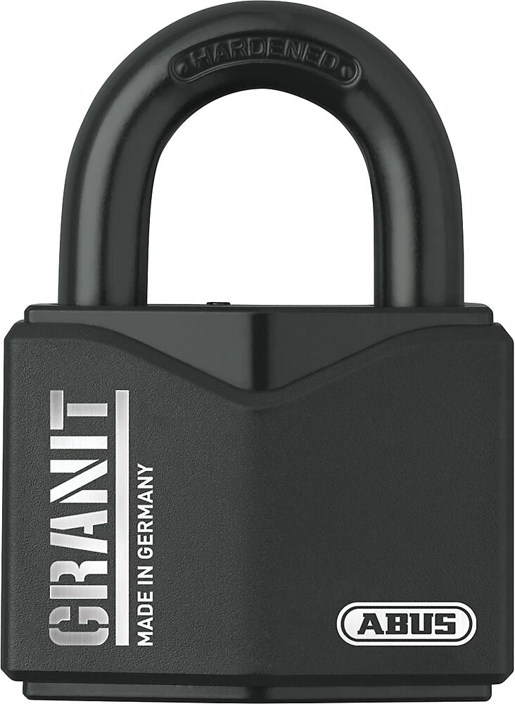 ABUS Vorhängeschloss GRANIT™, Stahl 37/55 B/SB, VE 2 Stk schwarz