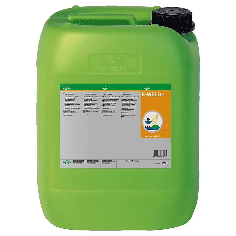 Bio-Circle Schweißschutzspray E-WELD 4 Kanister 10 l auf Basis nachwachsender Rohstoffe