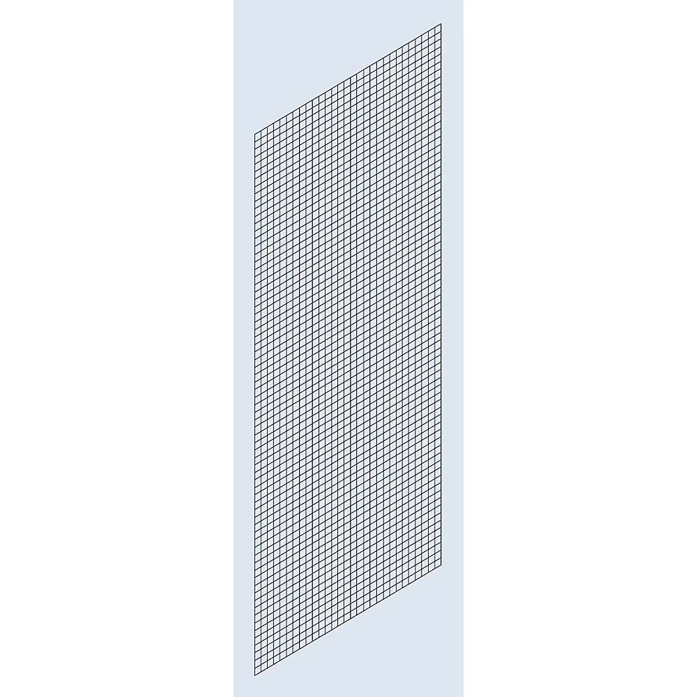 EUROKRAFTpro Seitenwand-Verkleidung Schweißgitter, Höhe 2500 mm Tiefe 400 mm