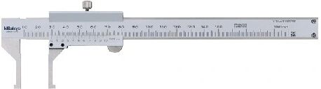 MITUTOYO Posuvné měřítko s úzkými čelistmi pro měření vnitřních rozměrů 10,1-150mm