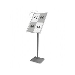 Infoständer DIN A2 »Menü Board Premium« Aluminium silber