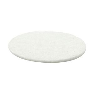 WAGNER Softfilz Pads 24tlg. - Ø 30 x 1 mm, selbstklebend, weiß, als Filzgleiter, Schutzpads oder zum Basteln - 15003099