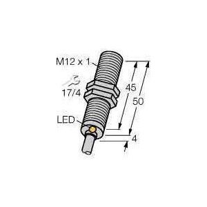 Turck Sensor,ind.,M12x1, m.Kabel Bi 2-M12-AP6X 46050