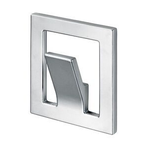 Hettich Garderobenhaken 1 Haken 6,0 x 7,0 x 2,0 cm Aluminium-Optik