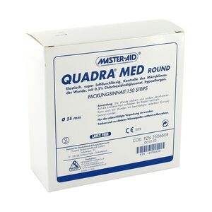 Trusetal QUADRA MED round 25 mm Strips Master Aid 150 Stück
