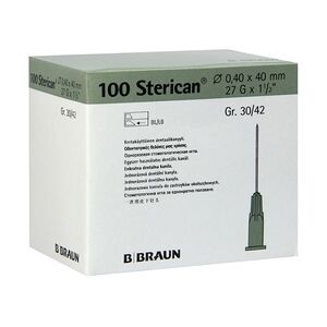 Braun Sterican Dentalkanüle 0,4x40 mm 100 Stück