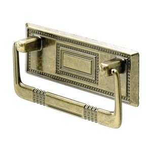 Hettich Möbelgriff Zinkdruckguss eckig 30,0 x 94,0 x 14,0 mm - 1 Stück