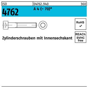 Zylinderschraube ISO 4762 m.Innensechskant M 24 x 210 A 4