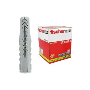 100 Stk. Fischer Universaldübel mit Rand ux 8 x 50 r - 77870