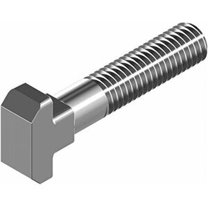 sonstige Din 186 Hammerkopfschrauben m 20 x 200, Form b, langes Gewinde, mit Mutter, 4.6 blank