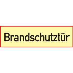 NORDWEST HANDEL AG LAGER Brandschutzzeichen din 4066 L297xB105mm Brandschutztür Folie