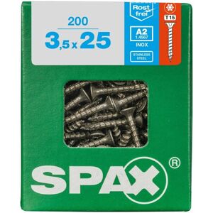 Universalschrauben 3.5 x 25 mm tx 15 - 200 Stk. Holzschrauben - Spax