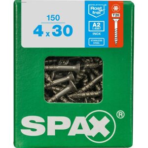 Universalschrauben 4.0 x 30 mm tx 20 Senkkopf - 150 Stk. Holzschrauben - Spax