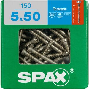 Terrassenschrauben 5.0 x 50 mm tx 25 - 150 Stk. Terrassenschrauben - Spax