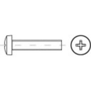 TOOLCRAFT 1068493 Linsenschrauben M3 5 mm Kreuzschlitz Phillips DIN 7985 Edelstahl A2 1000 St.