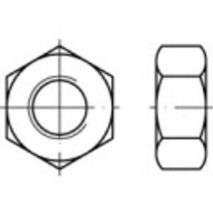 1064929 Sechskantmuttern M3 din 934 Edelstahl A2 1000 St. - Toolcraft