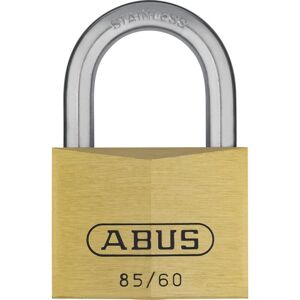 Abus 85/60 Vorhangschloss aus massivem Messing verschiedenschliessend