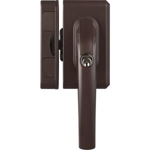 Abus FO500N B EK braun Fenster-Zusatzschloss mit Sperrbügel FO 500