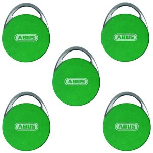 Abus WLX Mifare Desfire Transponder EV1 Chip 5 Set wAppLoxx RFID 5 x grün