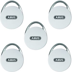 Abus WLX Mifare Desfire Transponder EV1 Chip 5 Set wAppLoxx RFID 5 x weiß