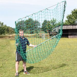 VOSS.farming Rahmen für Futtersparnetz - für quadratische Futterraufen, 1,83m x 1,83m, verzinkt