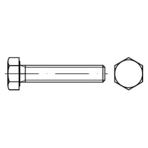 Sonstige Sechskantschraube Feingewinde Bis Kopf Din 961 Stahl 10.9 Galzn M12x1,5 X 80mm