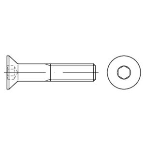 Sonstige Senkschraube Mit Innensechskant Iso 10642 Stahl 10.9 Galv. Verzinkt M6 X 8mm