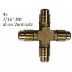 Schraubfitting Kreuzstück, 4 x 1/4