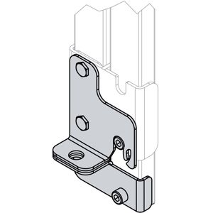 Hailo Professional Hailo Erweiterungsset, Rastfunktion für Schiebebeschlagset A4 für Holm 40x20mm