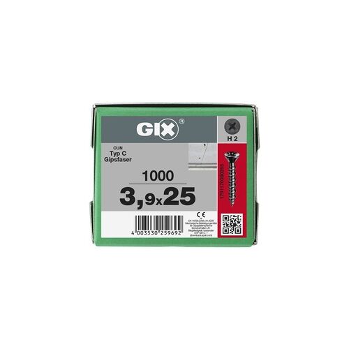 Spax Trockenbauschrauben 3.9 x 25 mm PH 2 - 1000 Stk.